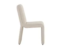 Heron Light Beige Fabric Upholstered Side Chair