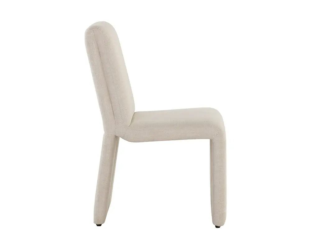 Heron Light Beige Fabric Upholstered Side Chair Heron Light Beige Fabric Upholstered Side Chair