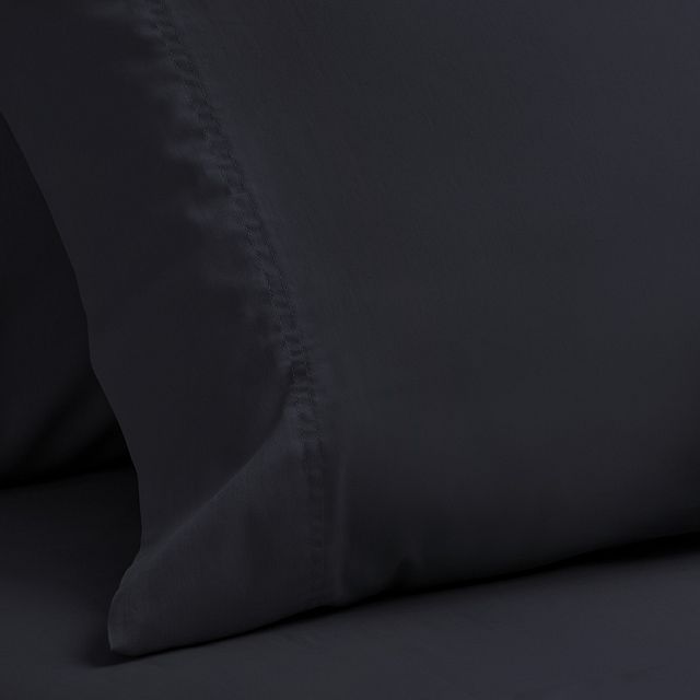 Rest & Renew Organic Cotton Dark Blue 300 Thread Sheet Set