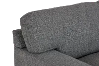 Veronica Dark Gray Down Right Chaise Sectional