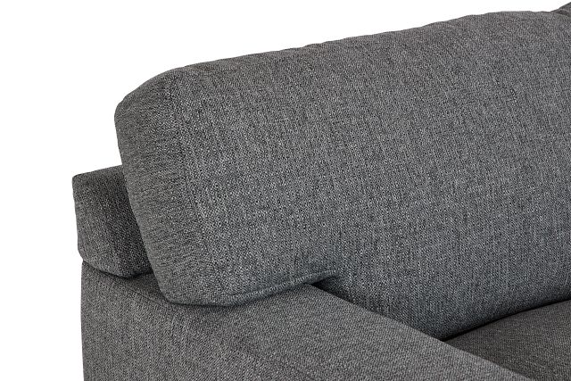 Veronica Dark Gray Down Right Chaise Sectional