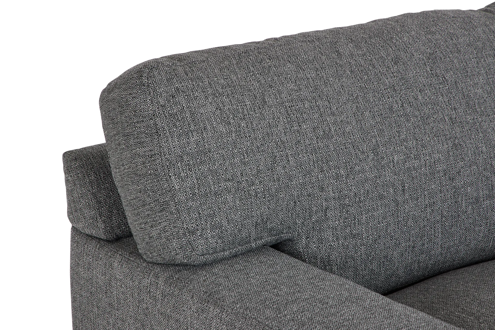Veronica Dark Gray Down Right Chaise Sectional