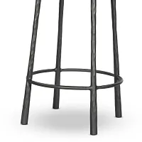 Four Hands Marty Dark Gray Metal 24" Barstool