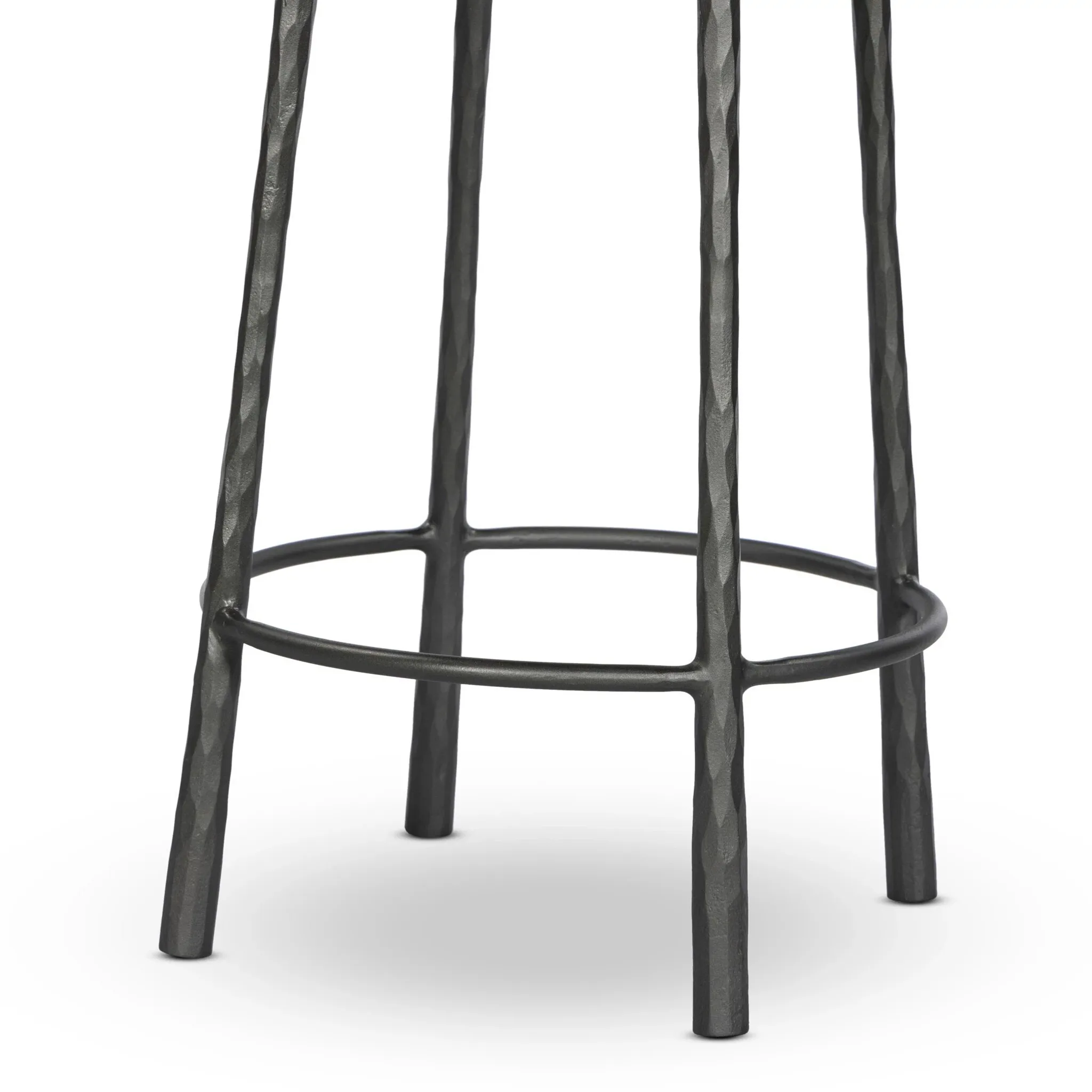 Four Hands Marty Dark Gray Metal 24" Barstool