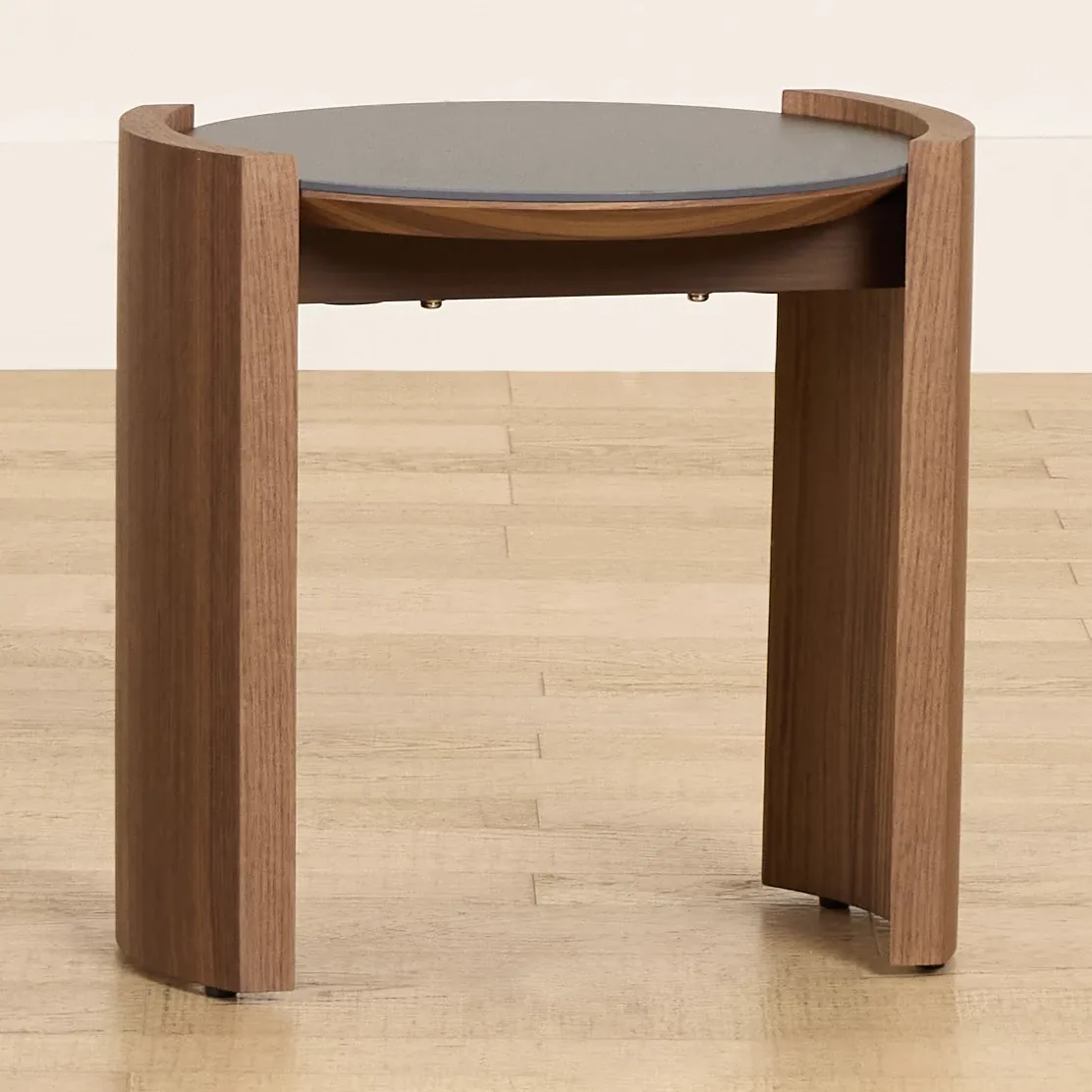 Nomad Mid Tone Ceramic Round End Table