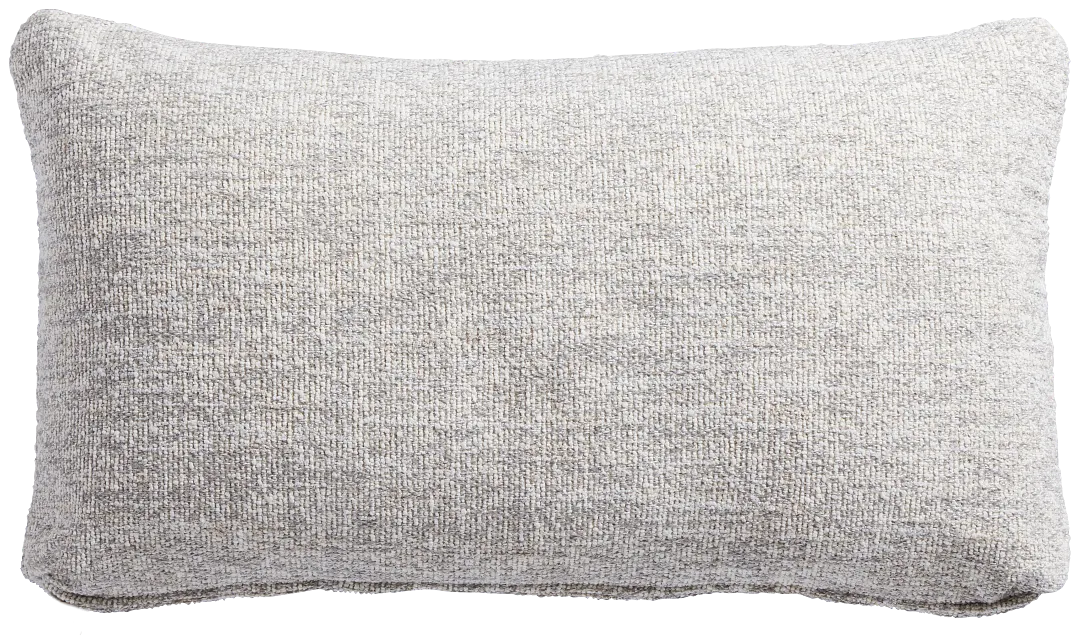 Baxter Gray Lumbar Accent Pillow