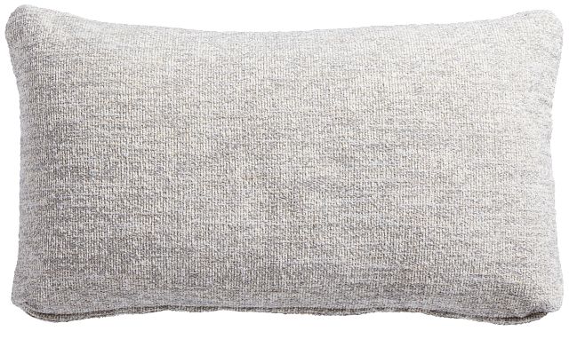Baxter Gray Lumbar Accent Pillow