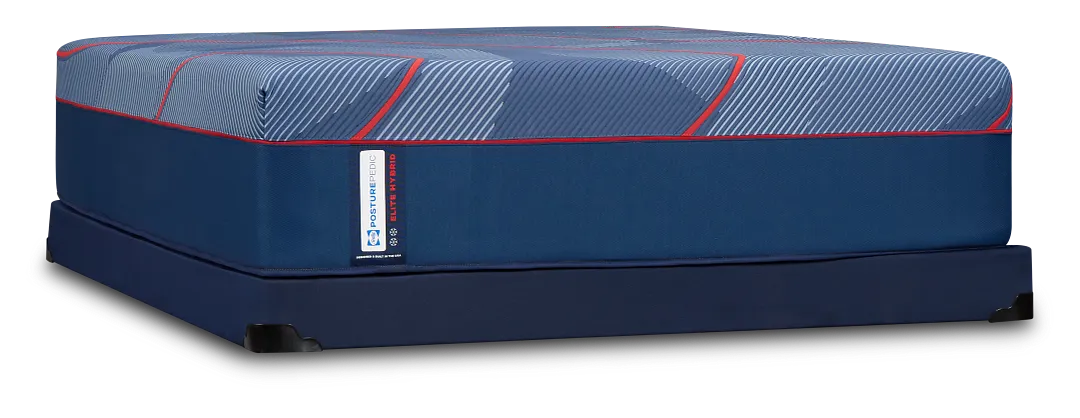 Posturepedic High Point Elite Hybrid 14" Soft Low-profile Mattress Set