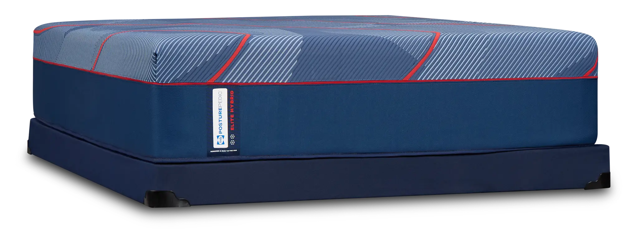 Posturepedic High Point Elite Hybrid 14" Soft Low-profile Mattress Set Posturepedic High Point Elite Hybrid 14" Soft Low-profile Mattress Set