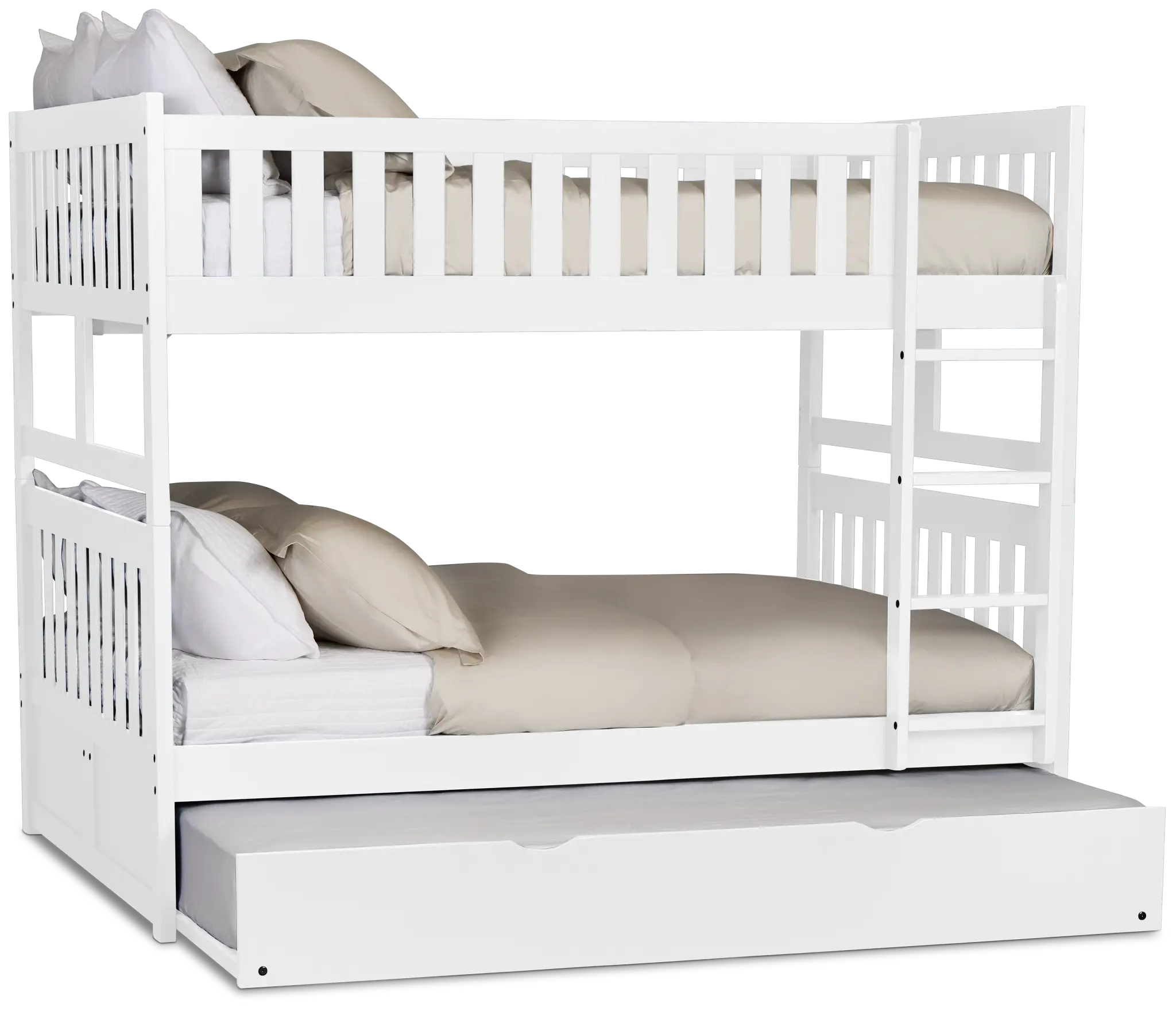 Charleston White Trundle Bunk Bed Charleston White Trundle Bunk Bed