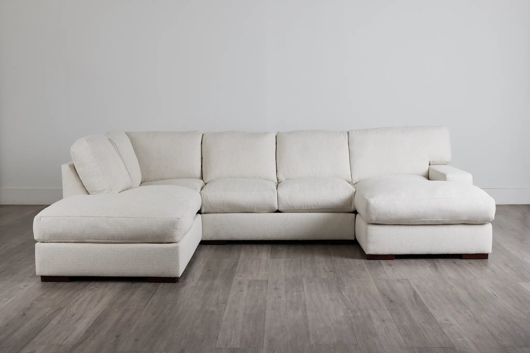Veronica White Down Small Left Bumper Sectional Veronica White Down Small Left Bumper Sectional