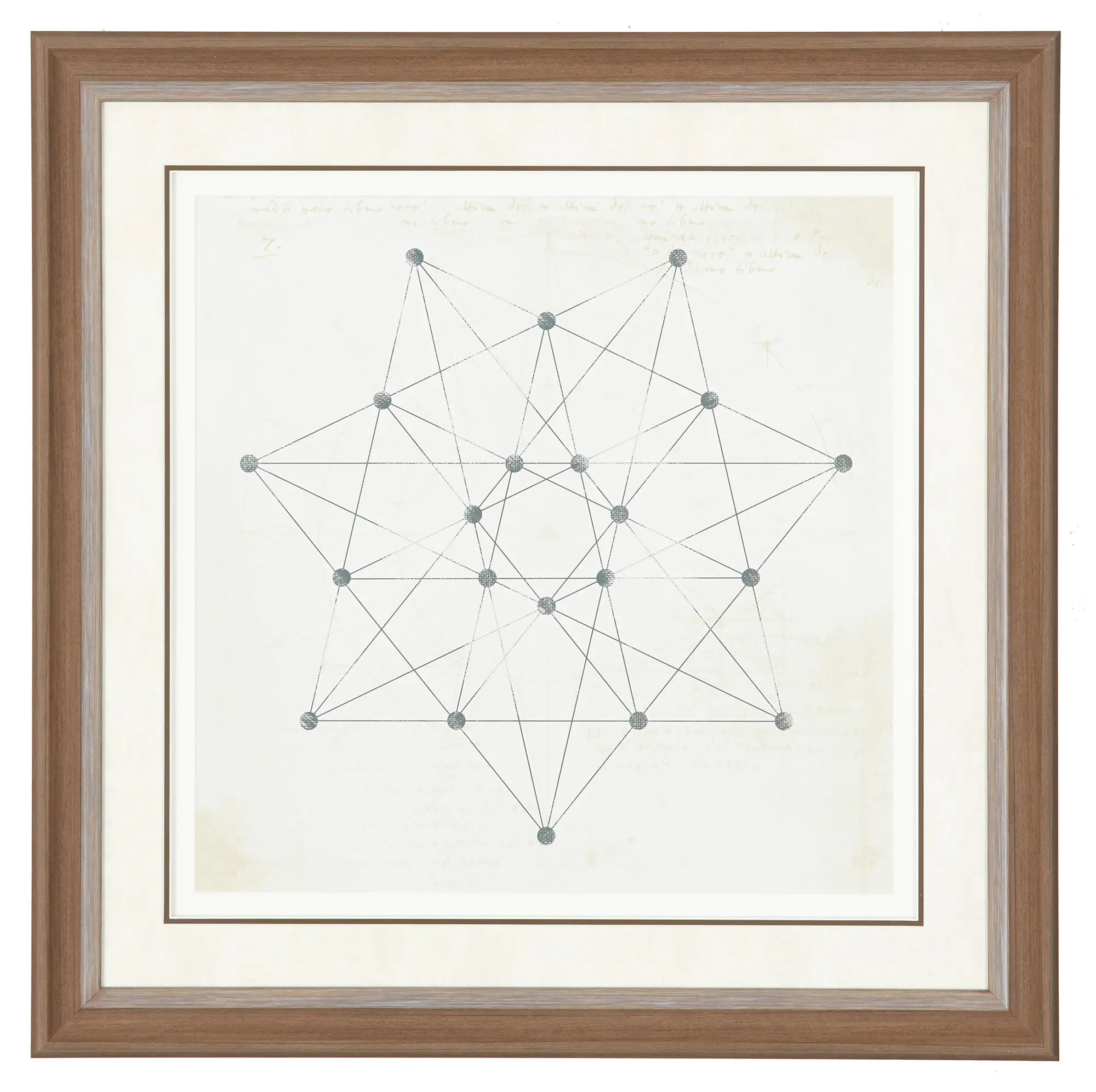 Heptagon Beige Framed Wall Art Heptagon Beige Framed Wall Art