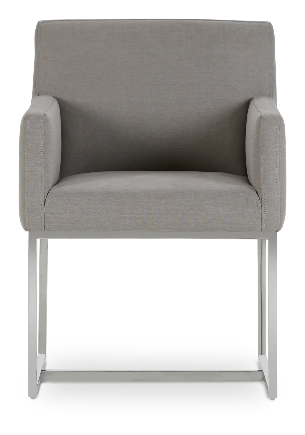 Miami Light Gray Fabric Upholstered Arm Chair Miami Light Gray Fabric Upholstered Arm Chair