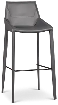 Wayne Gray 30" Upholstered Barstool