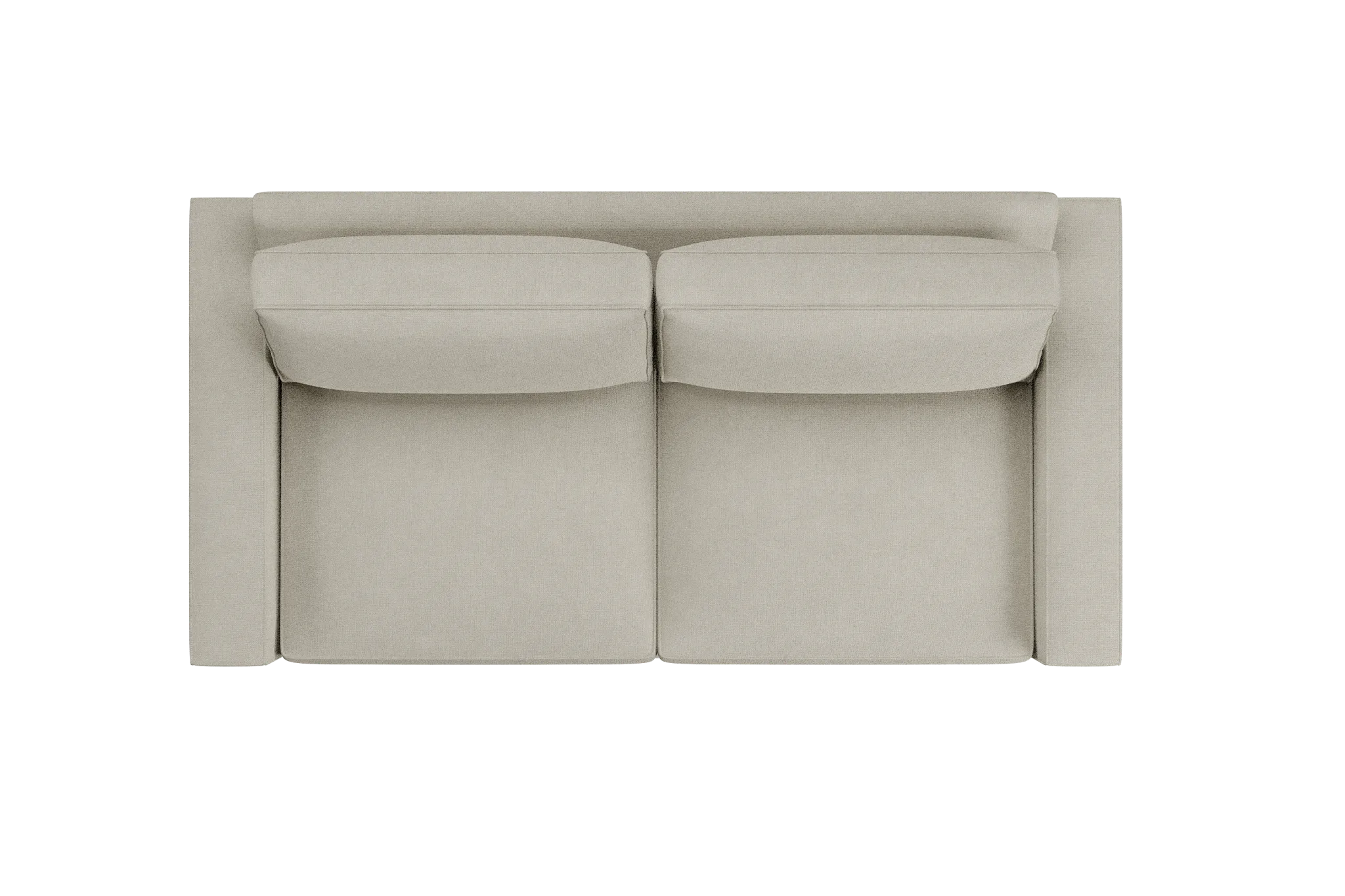 Edgewater Suave Beige 84" Sofa W/ 2 Cushions