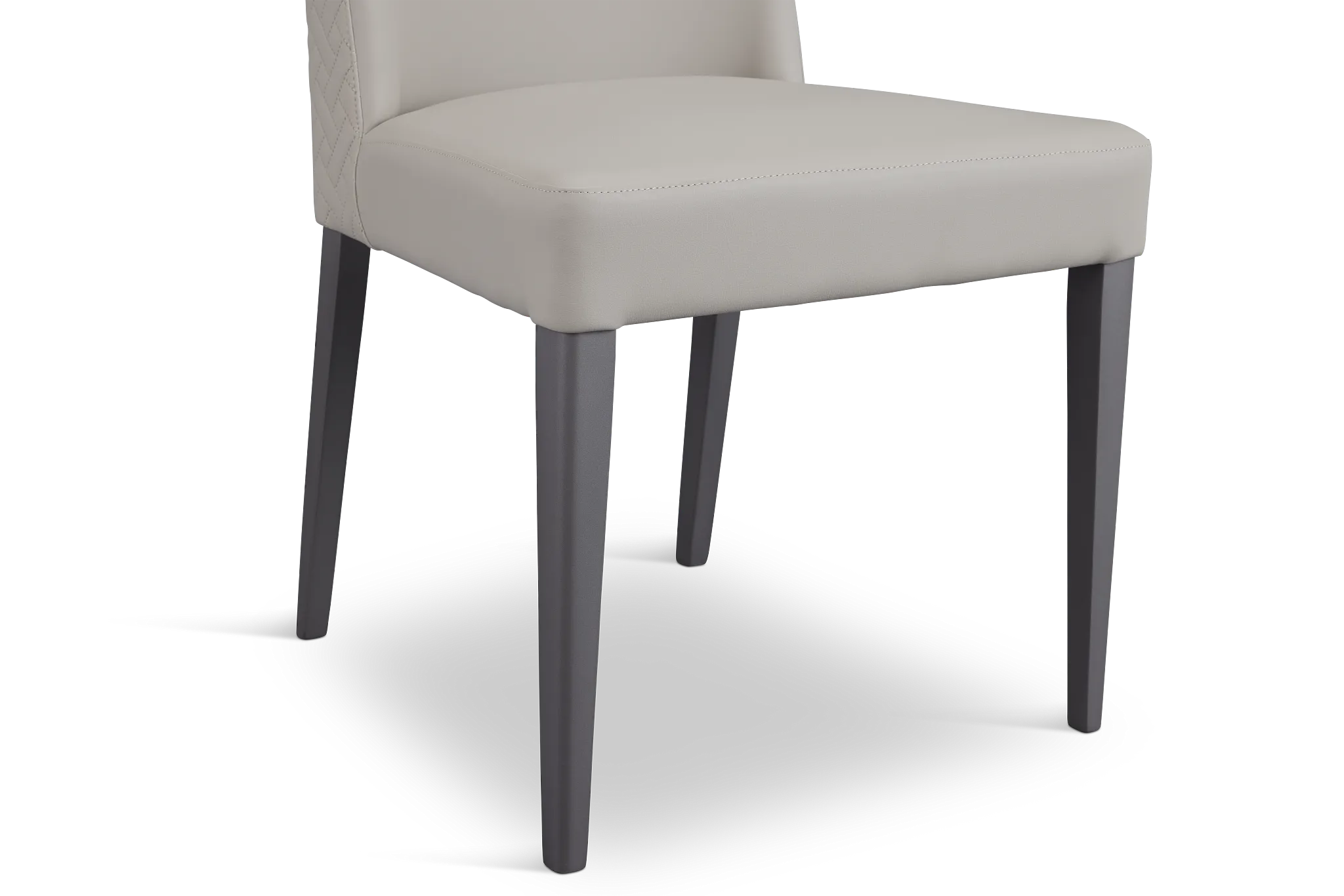 Oslo Light Gray Upholstered Side Chair