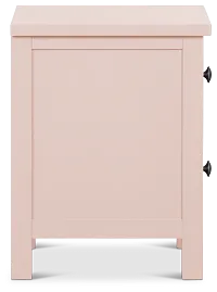 Charleston Pink 2-drawer Nightstand