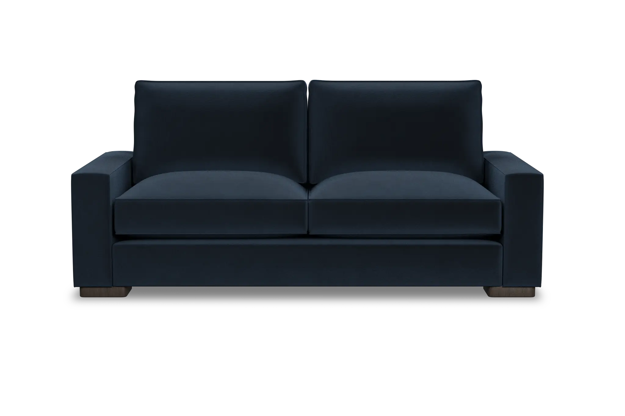 Edgewater Joya Dark Blue 84" Sofa W/ 2 Cushions Edgewater Joya Dark Blue 84" Sofa W/ 2 Cushions