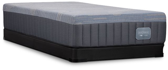 Kevin Charles By Sealy Hybrid Plush Low-profile Mattress Set