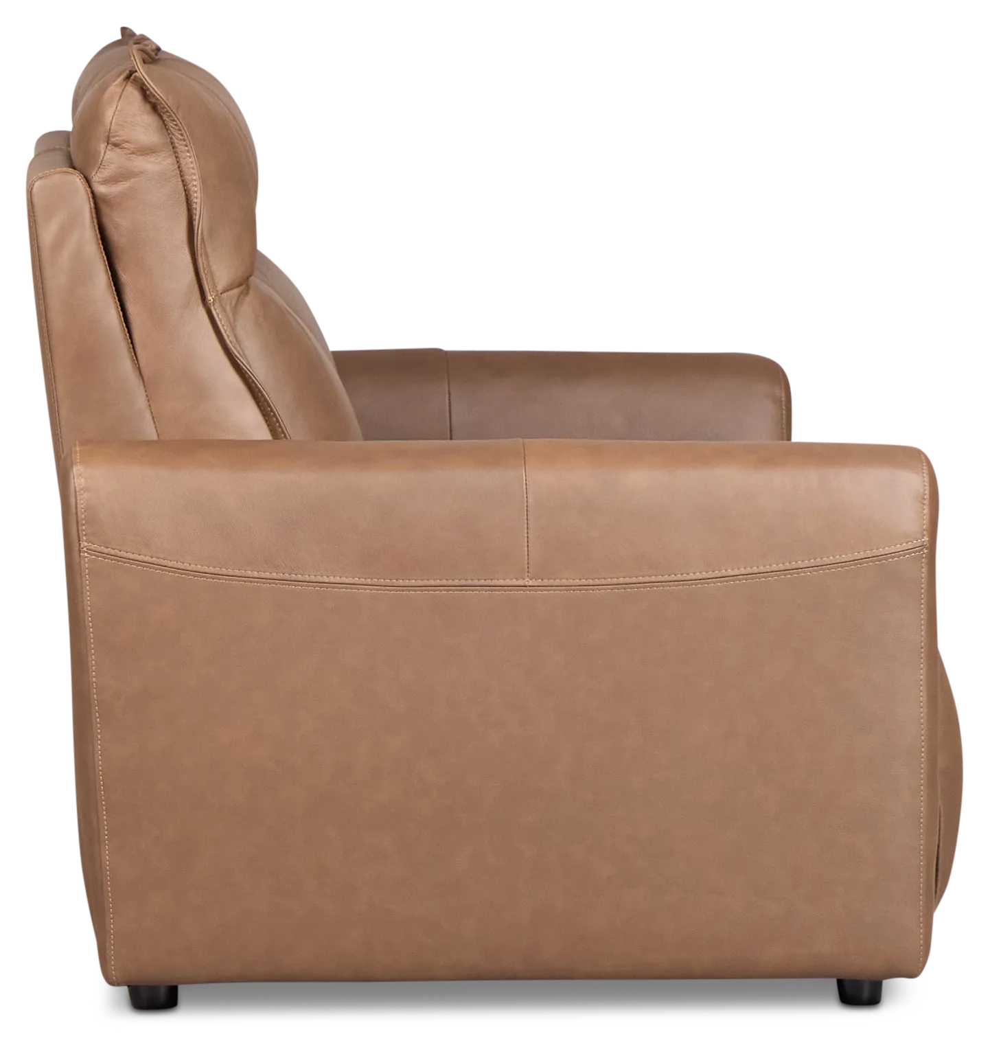 Edison Dark Brown Lthr/vinyl 2-piece Modular Power Reclining Sofa