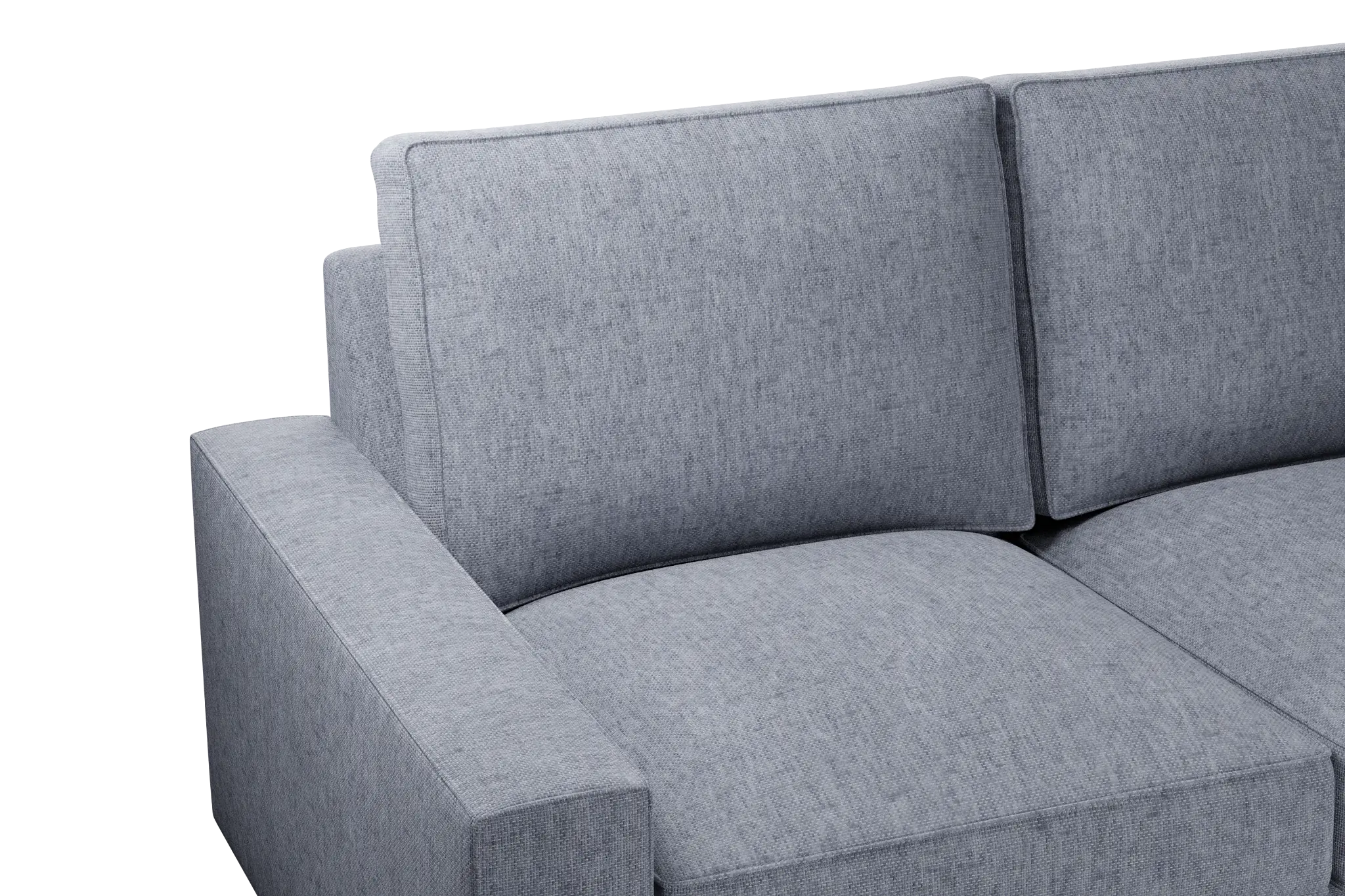 Edgewater Elevation Gray Small Two-arm Sectional Edgewater Elevation Gray Small Two-arm Sectional