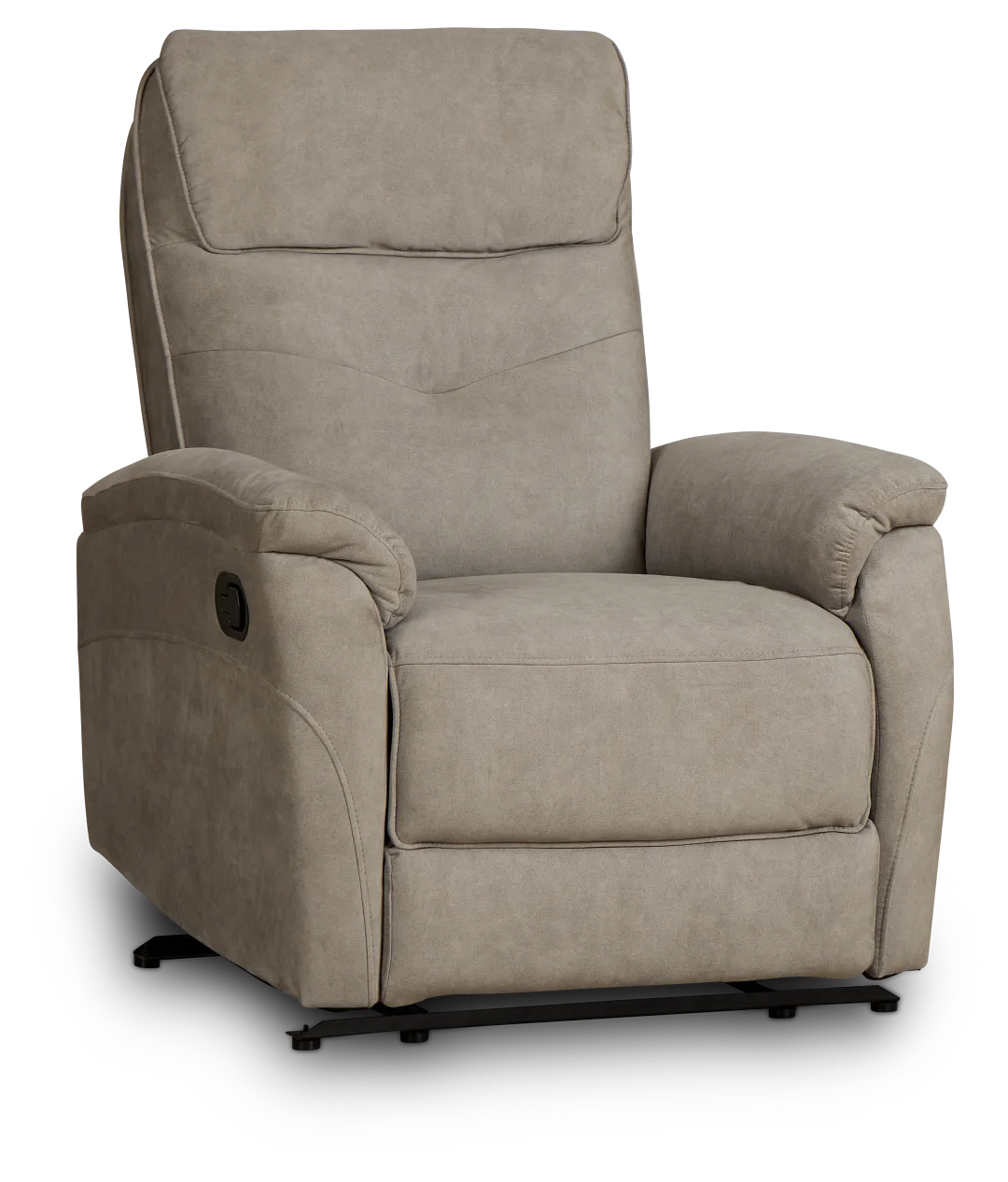 Ryder Beige Micro Recliner