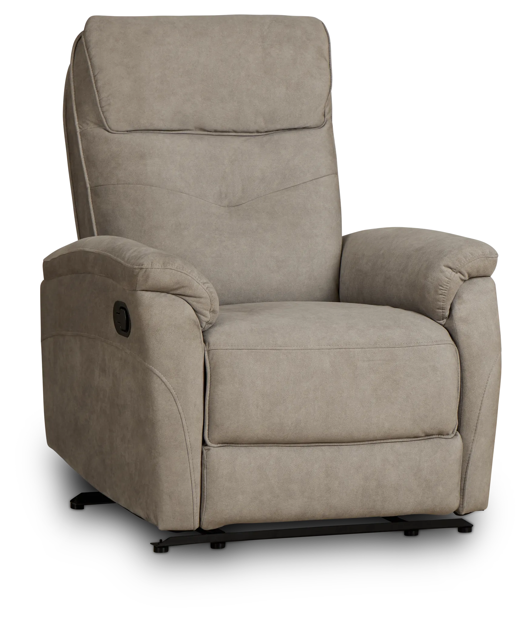 Ryder Beige Micro Recliner