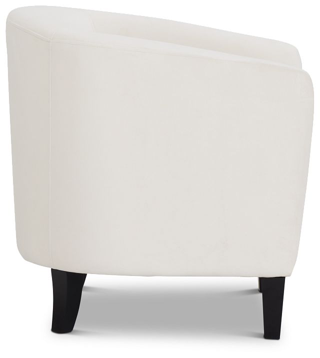 Stanton Light Beige Velvet Accent Chair