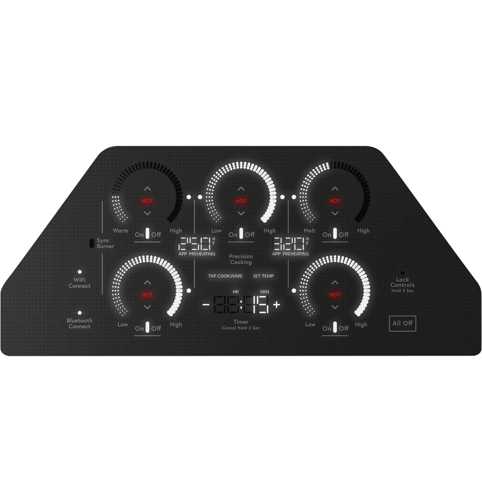Cafe 90361 Series Black 36" Induction Cook Top
