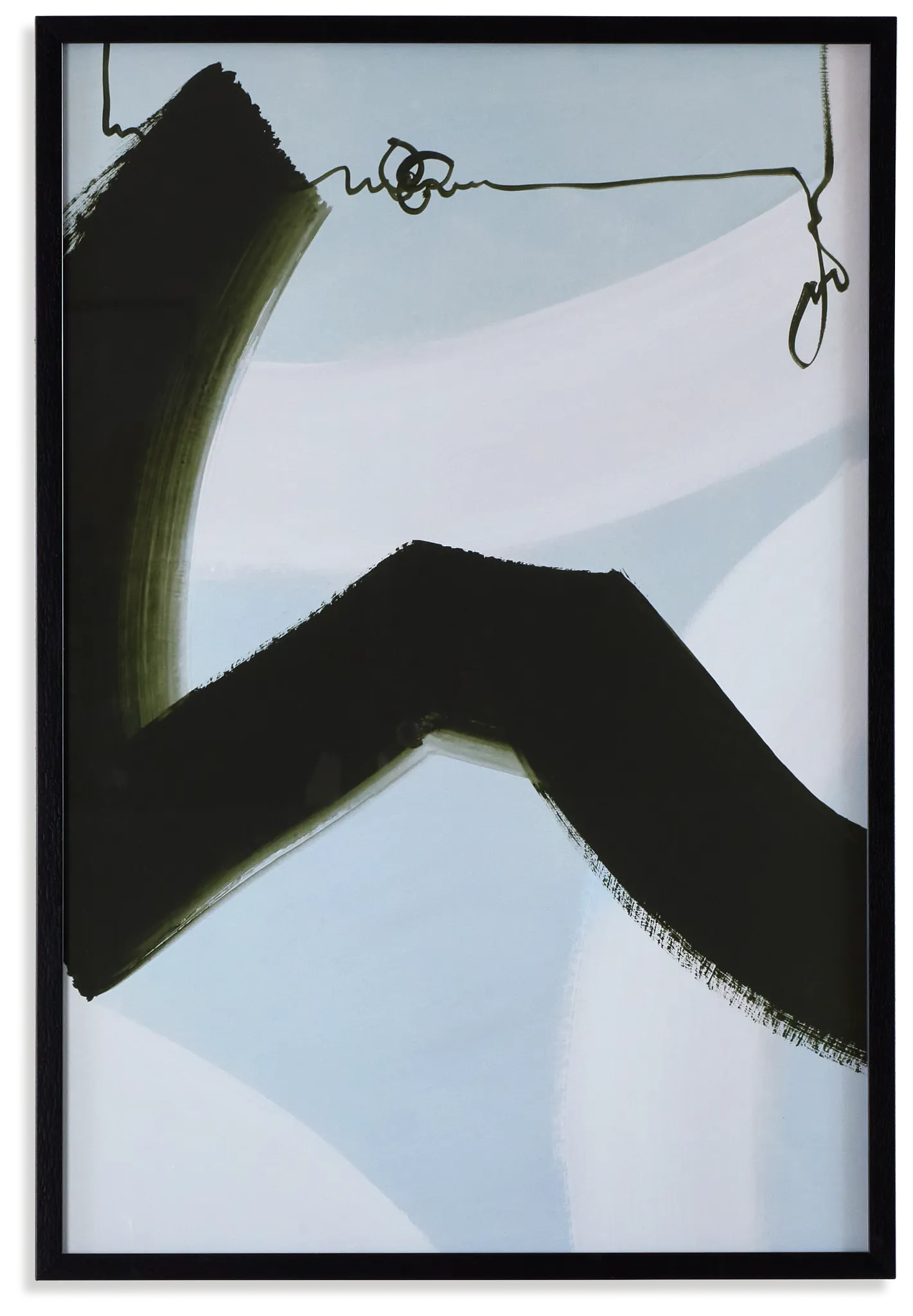 Lineoni Light Beige Framed Wall Art