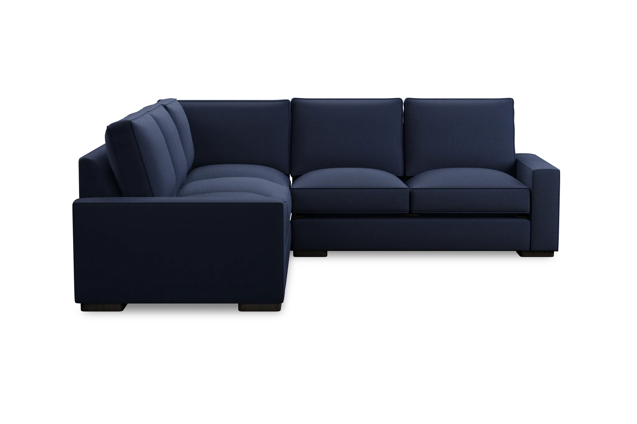 Edgewater Peyton Dark Blue Small Two-arm Sectional