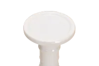 Eme White Stripe Candle Holder