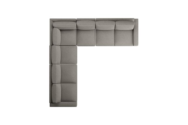 Edgewater Maguire Pewter Large Two-arm Sectional
