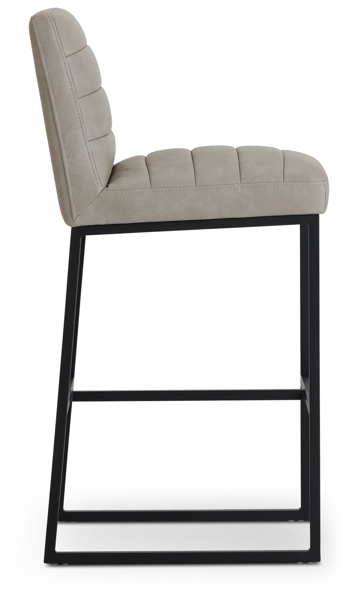 Miller Light Gray 30" Upholstered Barstool Miller Light Gray 30" Upholstered Barstool