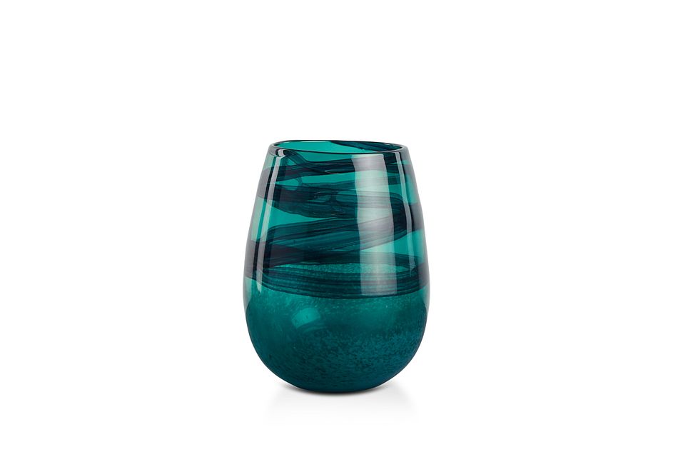 Hailee Dark Teal Vase