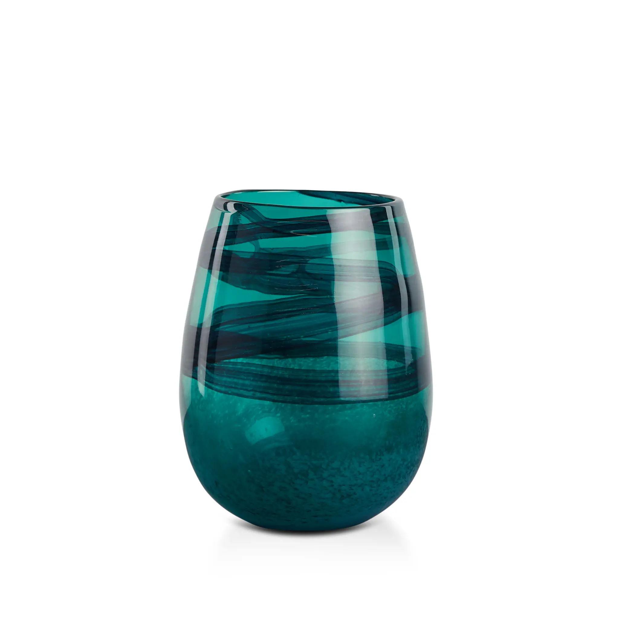 Hailee Dark Teal Vase Hailee Dark Teal Vase