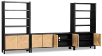 Santorini Black 71" Entertainment Wall