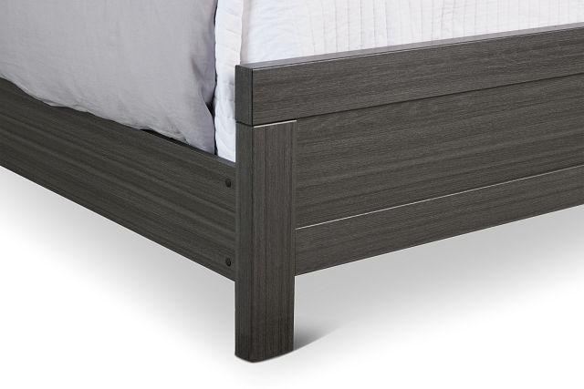 Everett Gray Panel Bed