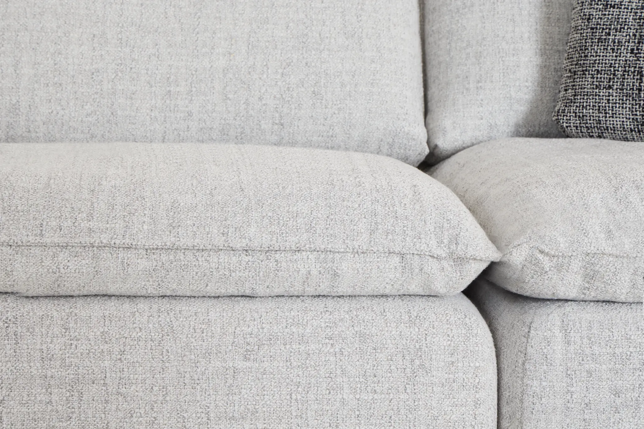 Aurora Light Gray Micro Small Two-arm Sectional Aurora Light Gray Micro Small Two-arm Sectional