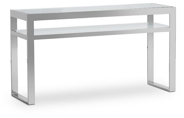 Miami White Glass Console Table (0)