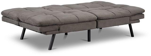 Bowie Gray Micro Sofa Futon