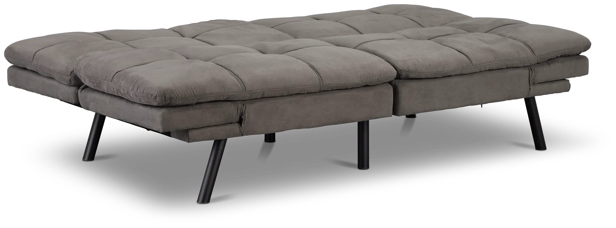 Bowie Gray Micro Sofa Futon