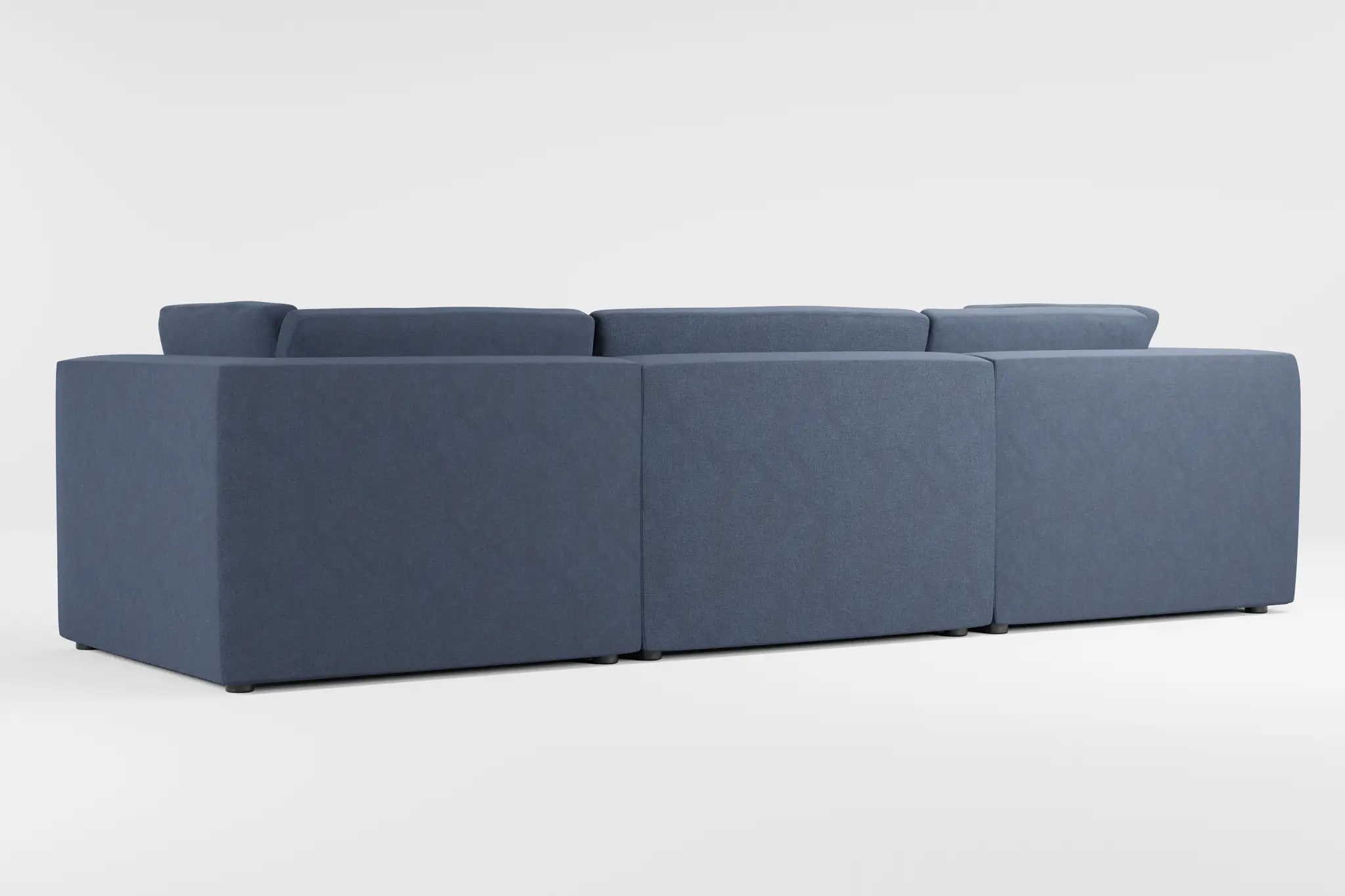 Destin Maguire Blue Fabric 3-piece Modular Sofa Destin Maguire Blue Fabric 3-piece Modular Sofa