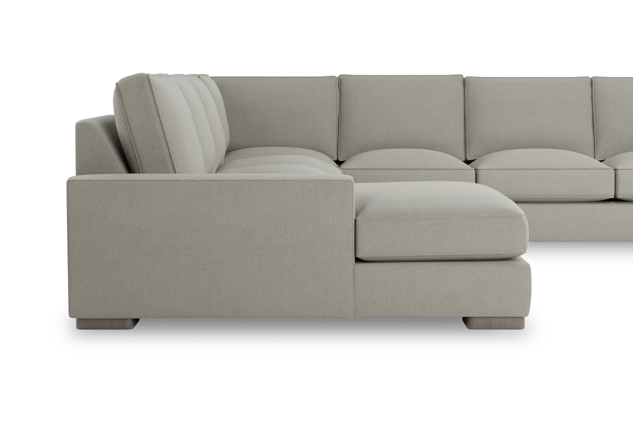 Edgewater Elite Gray Large Left Chaise Sectional