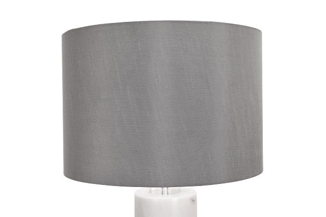 Pippi Gray Marble Table Lamp