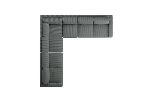 Edgewater Lucy Navy Large Two-arm Sectional