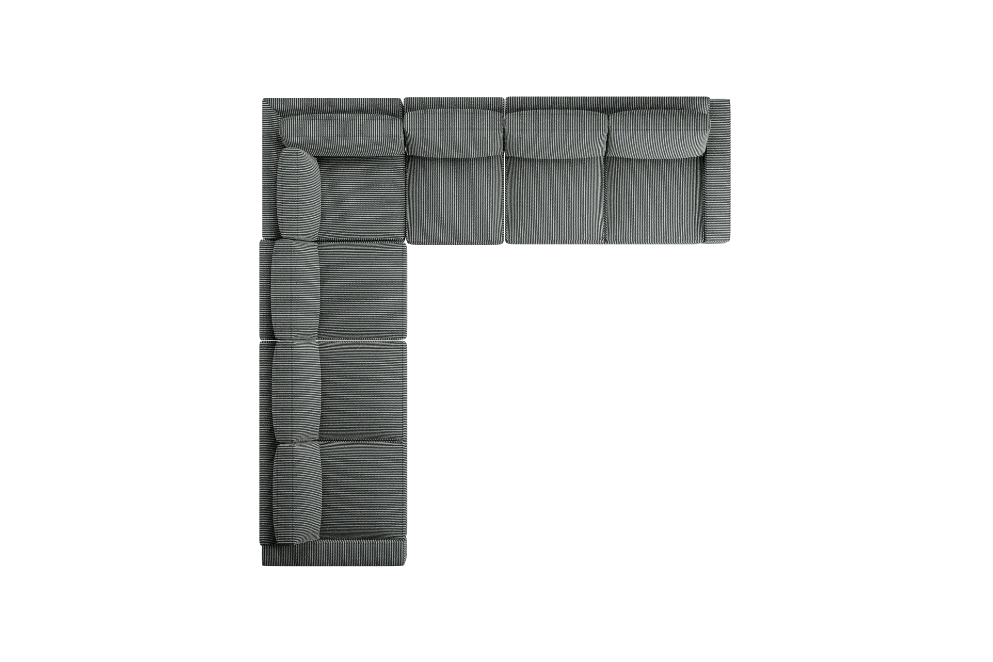 Edgewater Lucy Navy Large Two-arm Sectional