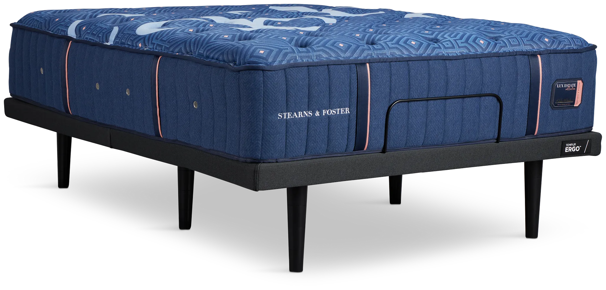 Stearns & Foster Lux Estate Medium Ergo 3.0 Adjustable Mattress Set