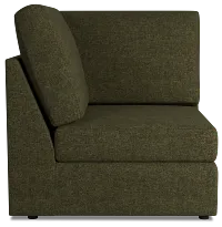 Citymod Green Fabric Wedge