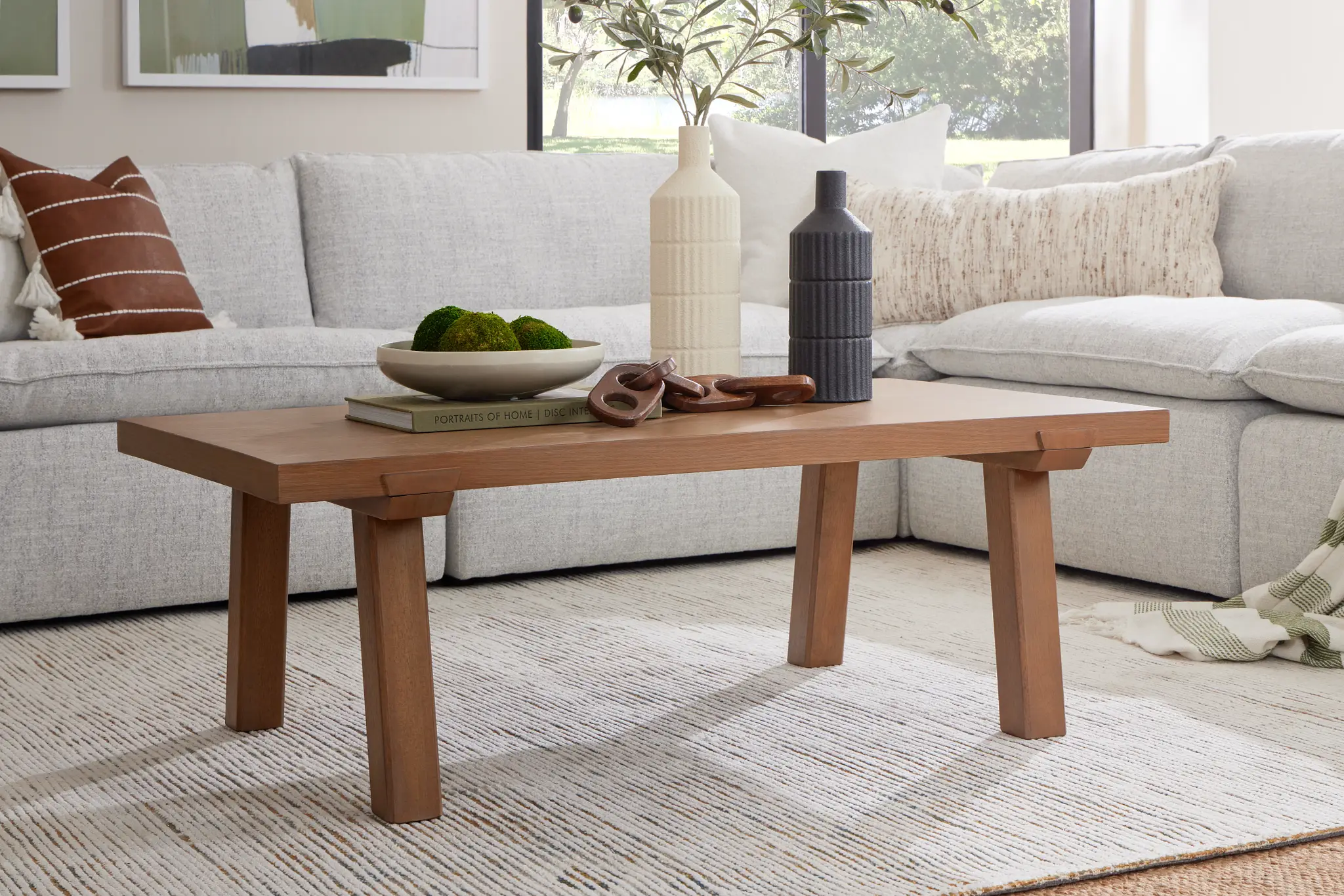 Provo Mid Tone Rectangular Coffee Table Provo Mid Tone Rectangular Coffee Table
